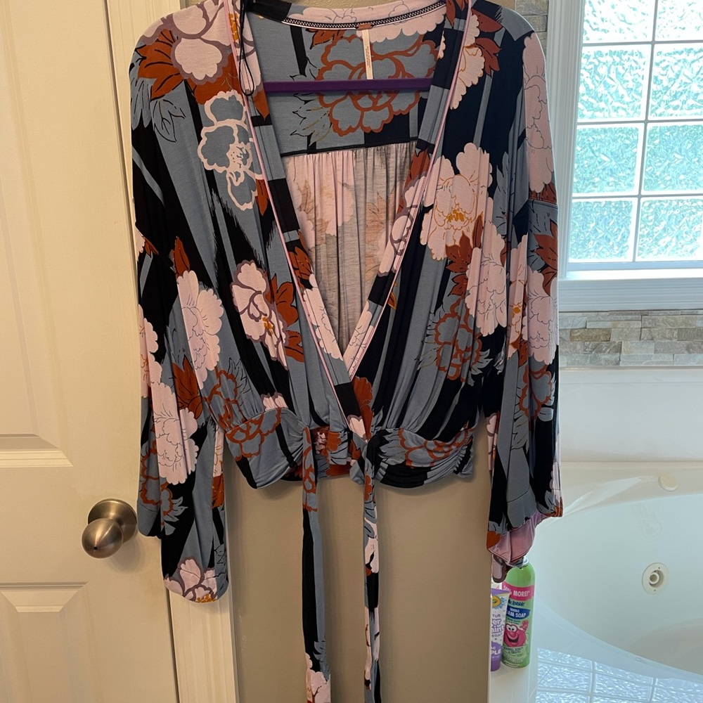 Free People Bell Sleeve Blouse - Women’s M